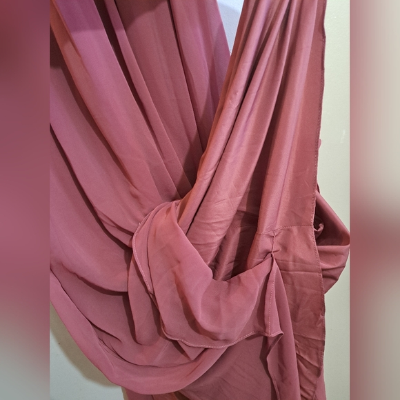 Azazie NWT size 8 desert rose dress - Picture 4 of 11